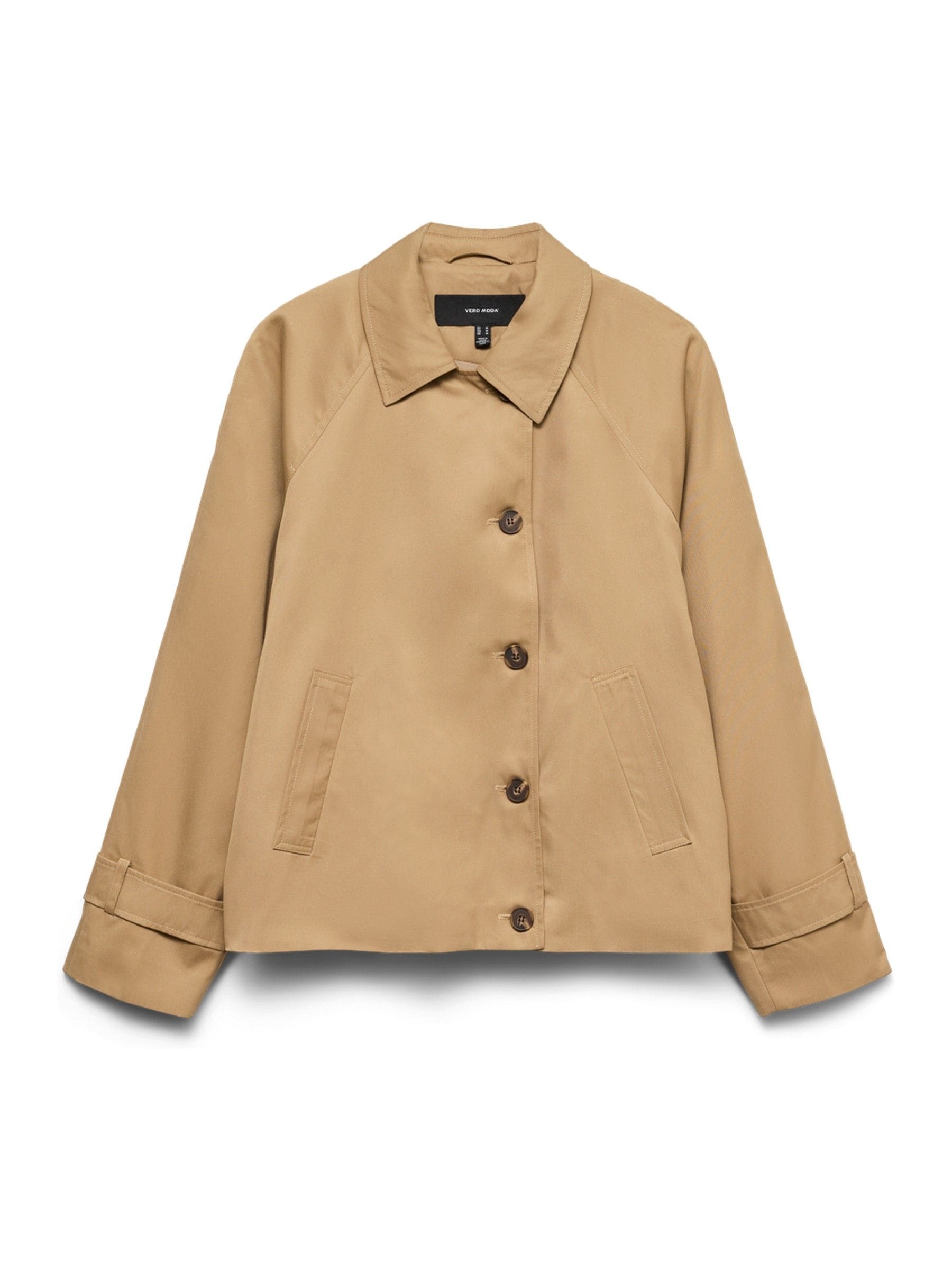 Buy VERO MODA Brown Short Trench Jacket from the Next UK online shop