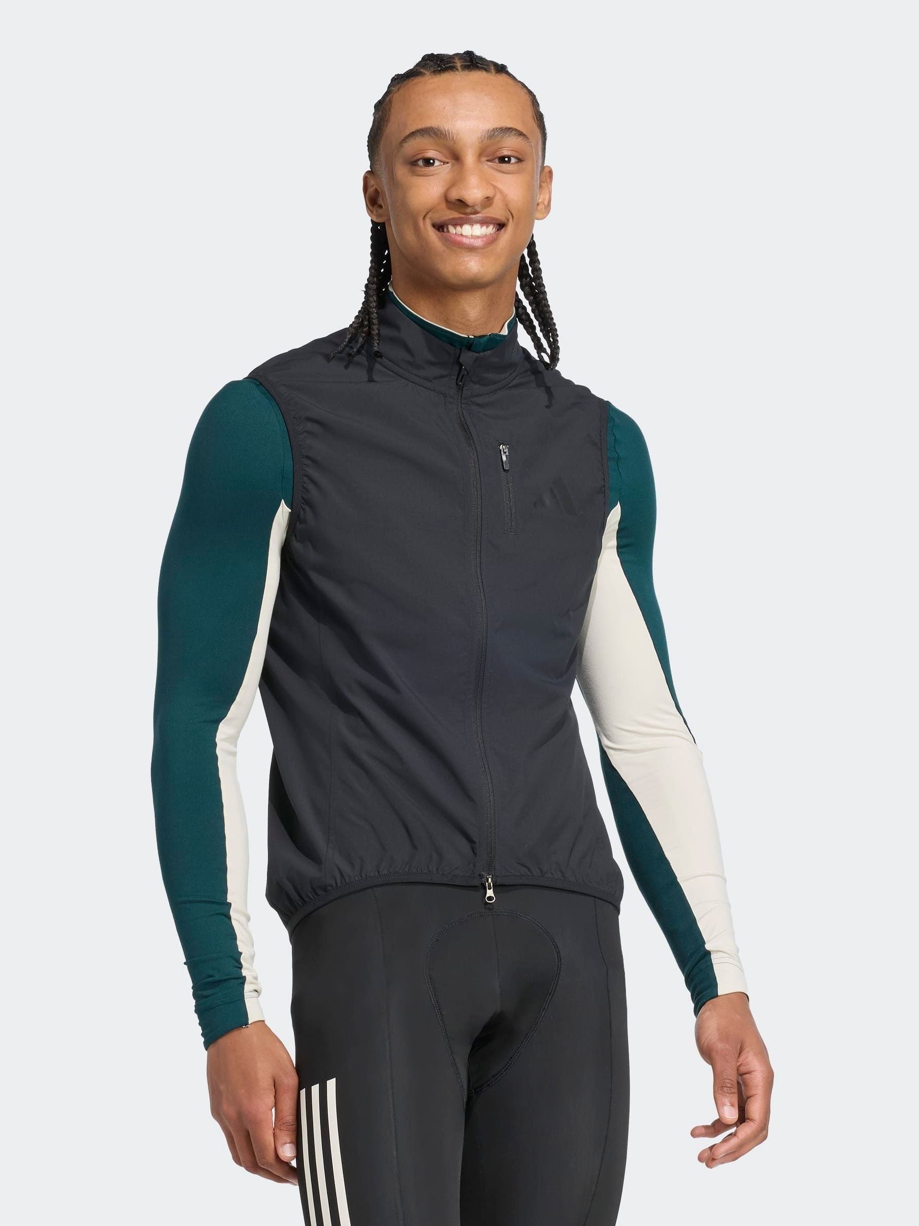 Buy adidas Black Essentials Windproof Gilet from Next USA