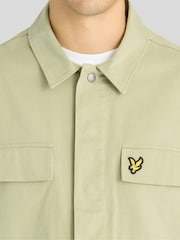 Lyle & Scott Green Washed Overshirt - Image 3 of 6