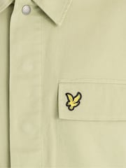 Lyle & Scott Green Washed Overshirt - Image 5 of 6