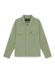 Lyle & Scott Green Washed Overshirt - Image 6 of 6
