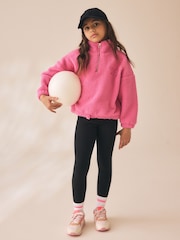 Noir - Leggings confortables doublés en polaire (3-16ans) - Image 4 sur 4