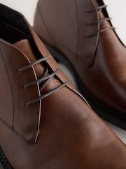 Brown Smart Leather Chukka Boots - Image 7 of 8