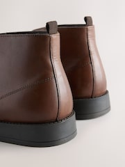 Brown Smart Leather Chukka Boots - Image 8 of 8