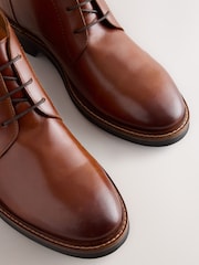 Tan Brown Leather Chukka Boots - Image 5 of 7