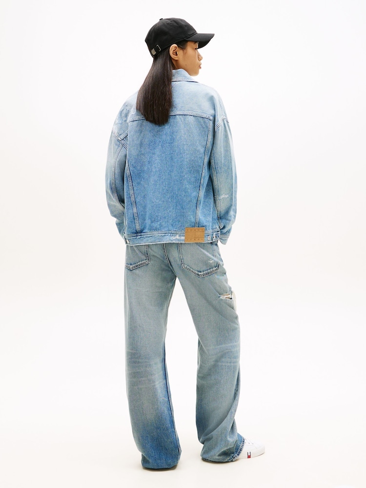 Next：日本 Tommy Jeans ダメージ加工オーバーサイズ デニムトラッカー 
