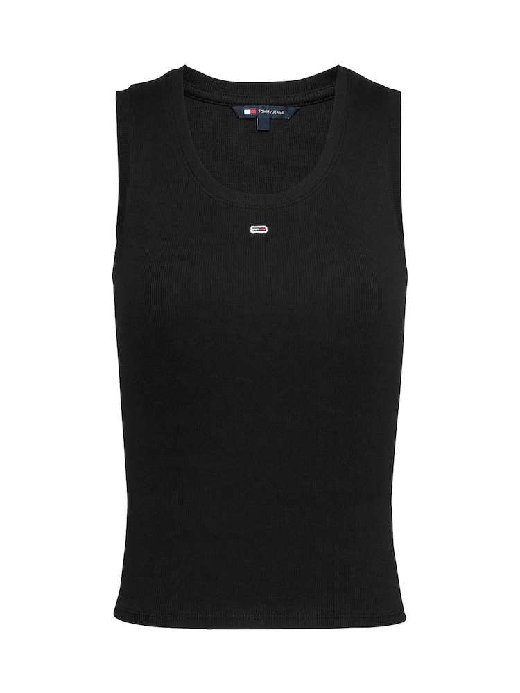 Tommy Jeans Ribbed Slim Scoop Neck Tank Top - Bild 5 von 5