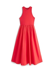 Tommy Jeans Slim Poplin Tank Top Maxi Dress - 5的图像5｝