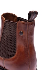 Base London Tan Kensington Chelsea Leather Boots - Image 2 of 5