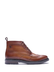 Bež-braon - Base London Porter Brogue Boot - Slika 1 od 4