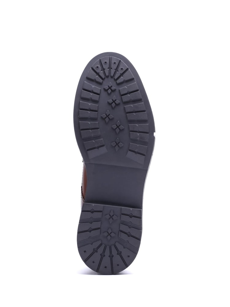 Bež-braon - Base London Porter Brogue Boot - Slika 4 od 4 Bež-braon - Base London Porter Brogue Boot - Slika 4 od 4