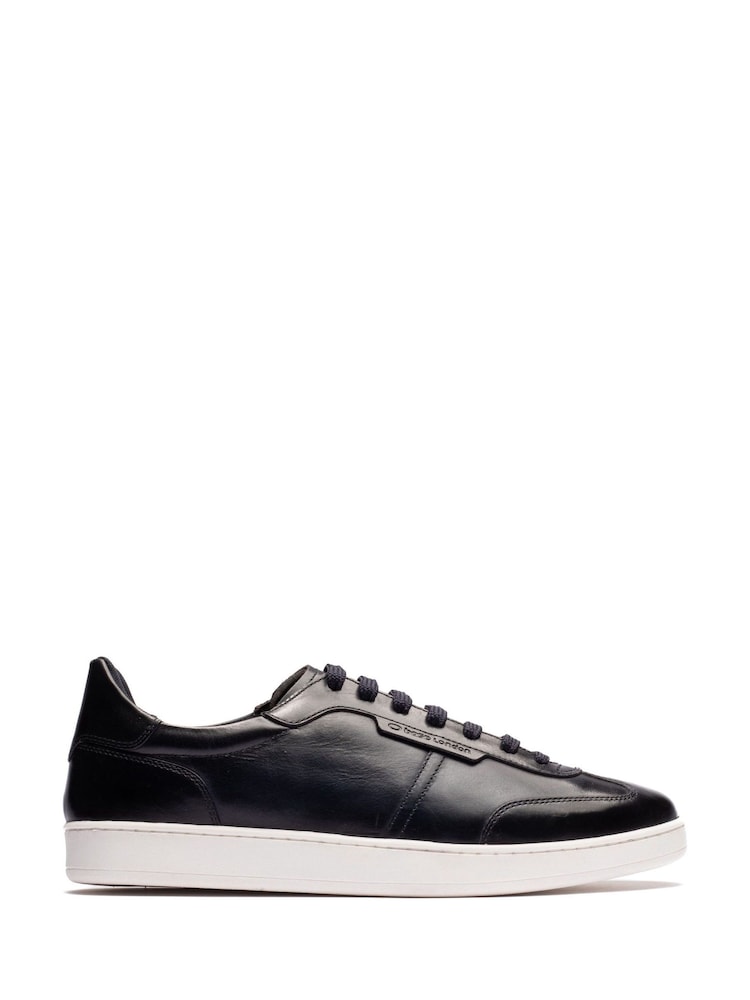 Base London Blue Tucker Lace Up Trainers - Image 1 of 1