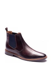 Қоңыр - Base London Kensington Chelsea былғары етіктері - 4суретінің 3 суреті
