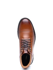 Tan - Base London Foster Toe Cap Boot - Larawan 5 ng 6
