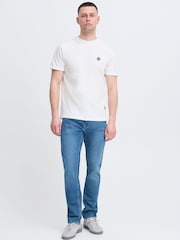 Blend Blue Tapered Stretch Mid Denim Jeans - Image 3 of 5