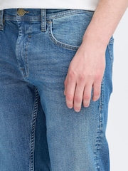 Blend Blue Tapered Stretch Mid Denim Jeans - Image 4 of 5