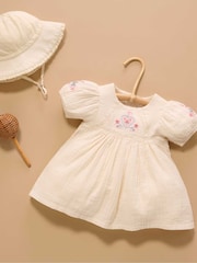 Purebaby Embroidered Dress - Image 3 of 7