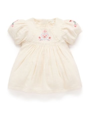 Purebaby Embroidered Dress - Image 4 of 7