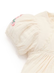 Purebaby Embroidered Dress - Image 7 of 7