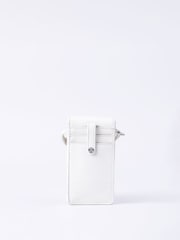 Lakeland Leather White Cross-Body Phone Pouch Bag - Image 2 of 5