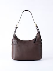 Lakeland Leather Brown Newby Shoulder Bag - Image 4 of 7