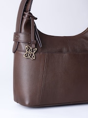 Lakeland Leather Brown Newby Shoulder Bag - Image 6 of 7