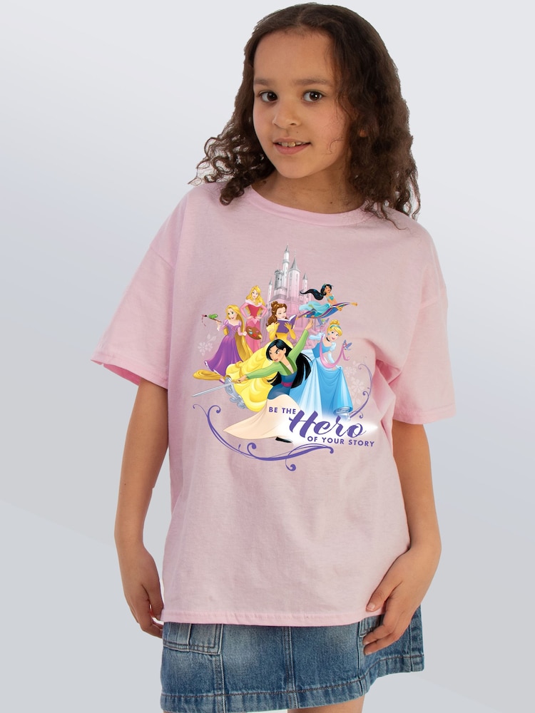 Brands In Pink Disney Princess Hero T-Shirt - Image 1 of 5
