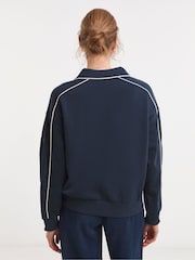 JD Williams Collared Varsity Sweatshirt - Imaginea 2 din 4