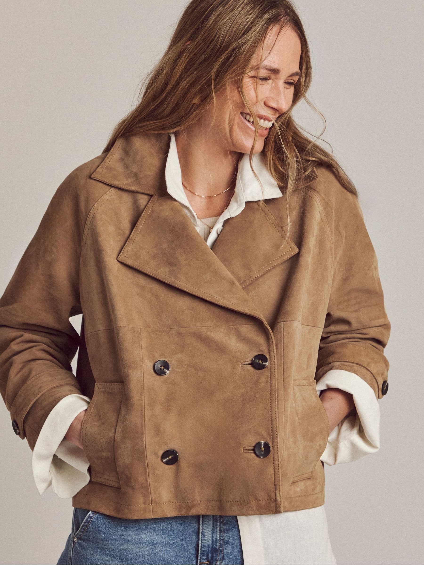 Buy JD Williams Brown Anthology Suede Jacket from Next Norway