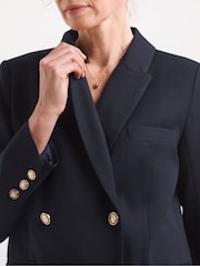 JD Williams Blue Double Breasted Blazer - Image 4 of 4