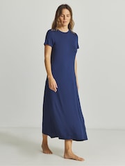 JD Williams Viscose Lace Maxi Nightie - Bild 1 von 4