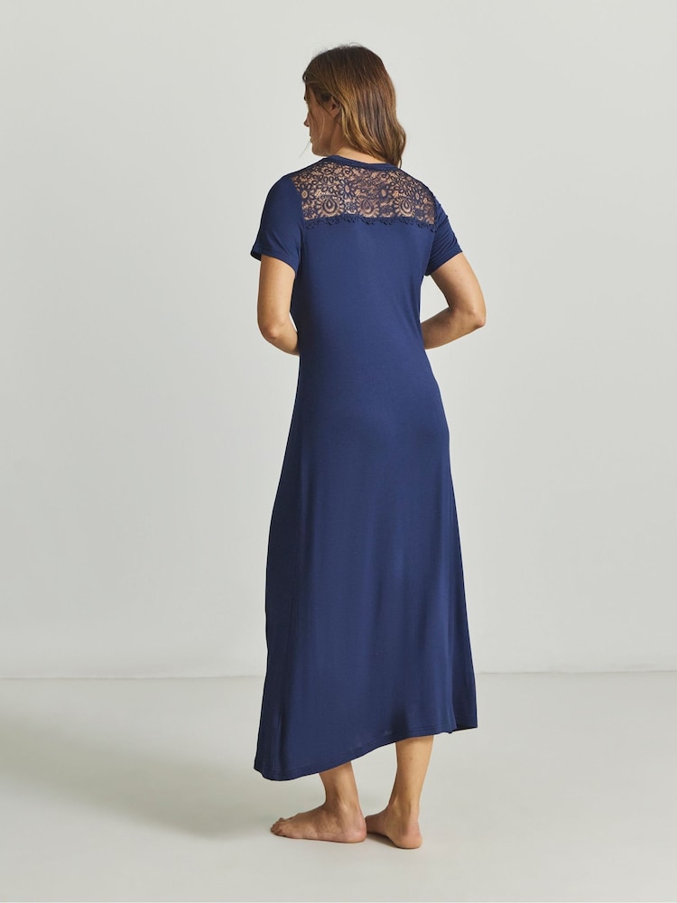 JD Williams Viscose Lace Maxi Nightie - Bild 2 von 4