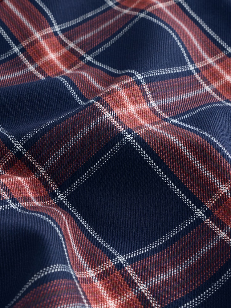 Navy/Red Check Kilt Mini Skirt - Image 10 of 10