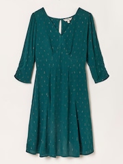 Bleu de sarcelle - Robe à pois FatFace - Image 6 de 6