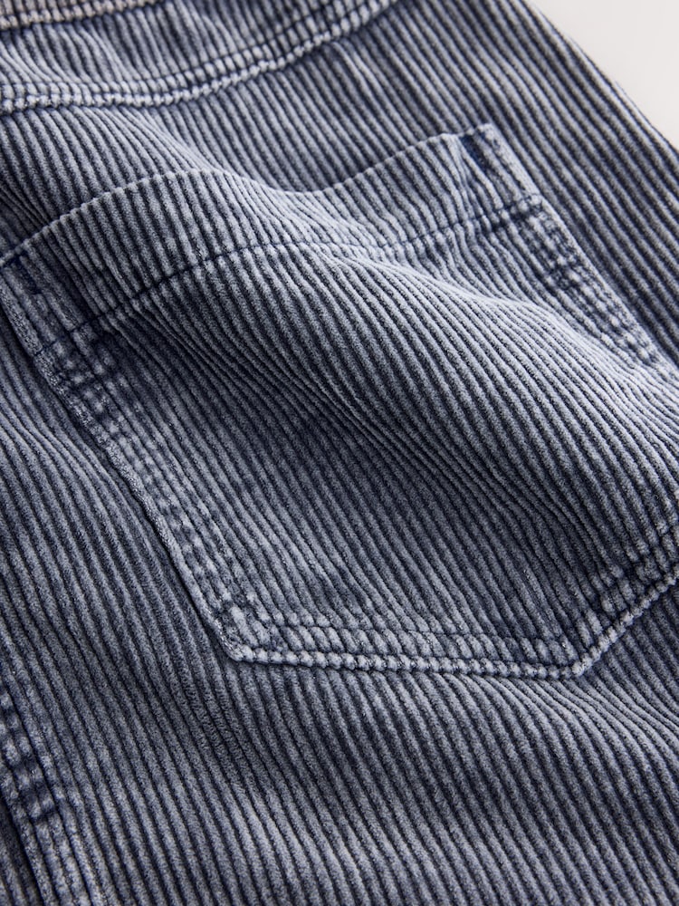 Washed Grey Corduroy Mini Skirt - Image 3 of 3 Washed Grey Corduroy Mini Skirt - Image 3 of 3