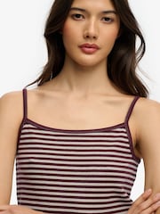 Superdry Red Athletic Essentials Stripe Cami Jumper - Image 2 of 5