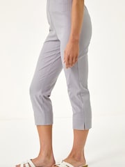 Roman Petite Ponte Stripe Cropped Trousers - תמונה 4 מתוך 5