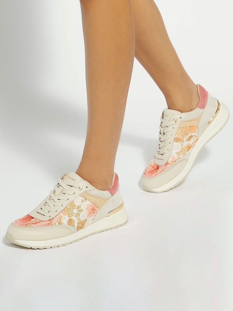 Dune London Pink Esmara Trainers - Image 1 of 6