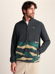 Tog 24 Grey Ryle Zip Neck Deep Micro Fleece - Image 1 of 6