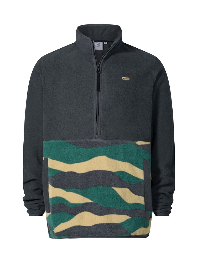 Grå - Tog 24 Ryle lynlåshals dyb mikrofleece - Billede 7 af 7