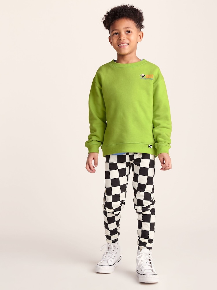 Tog 24 Green Montadale Kids Shaun The Sheep Crew Sweat Top - Image 2 of 7