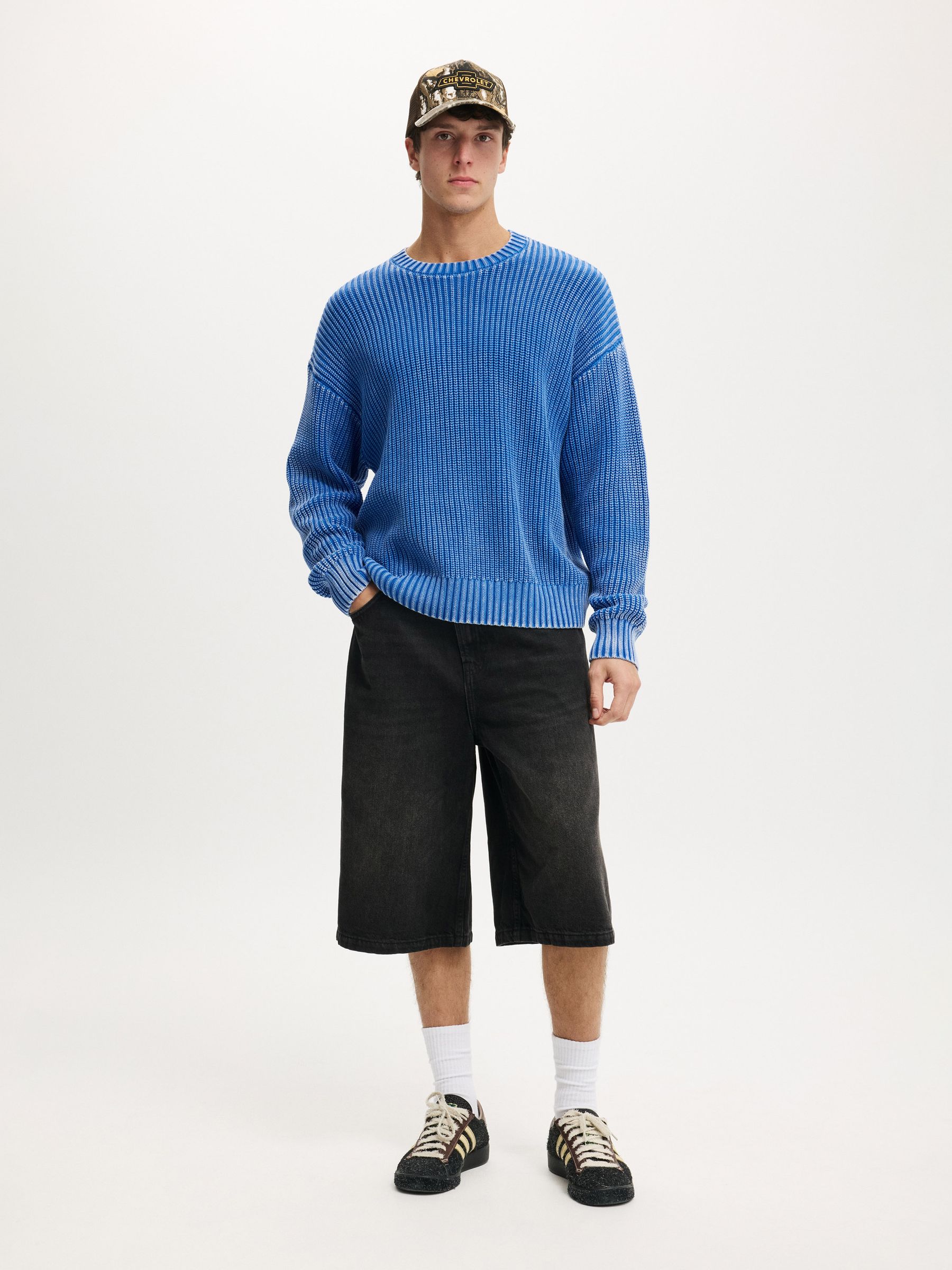 Buy Cotton On Y2K Washed Black Super Baggy Jort Shorts from Next USA