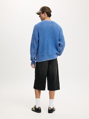 Cotton On Black Super Baggy Jort Shorts - Image 2 of 7