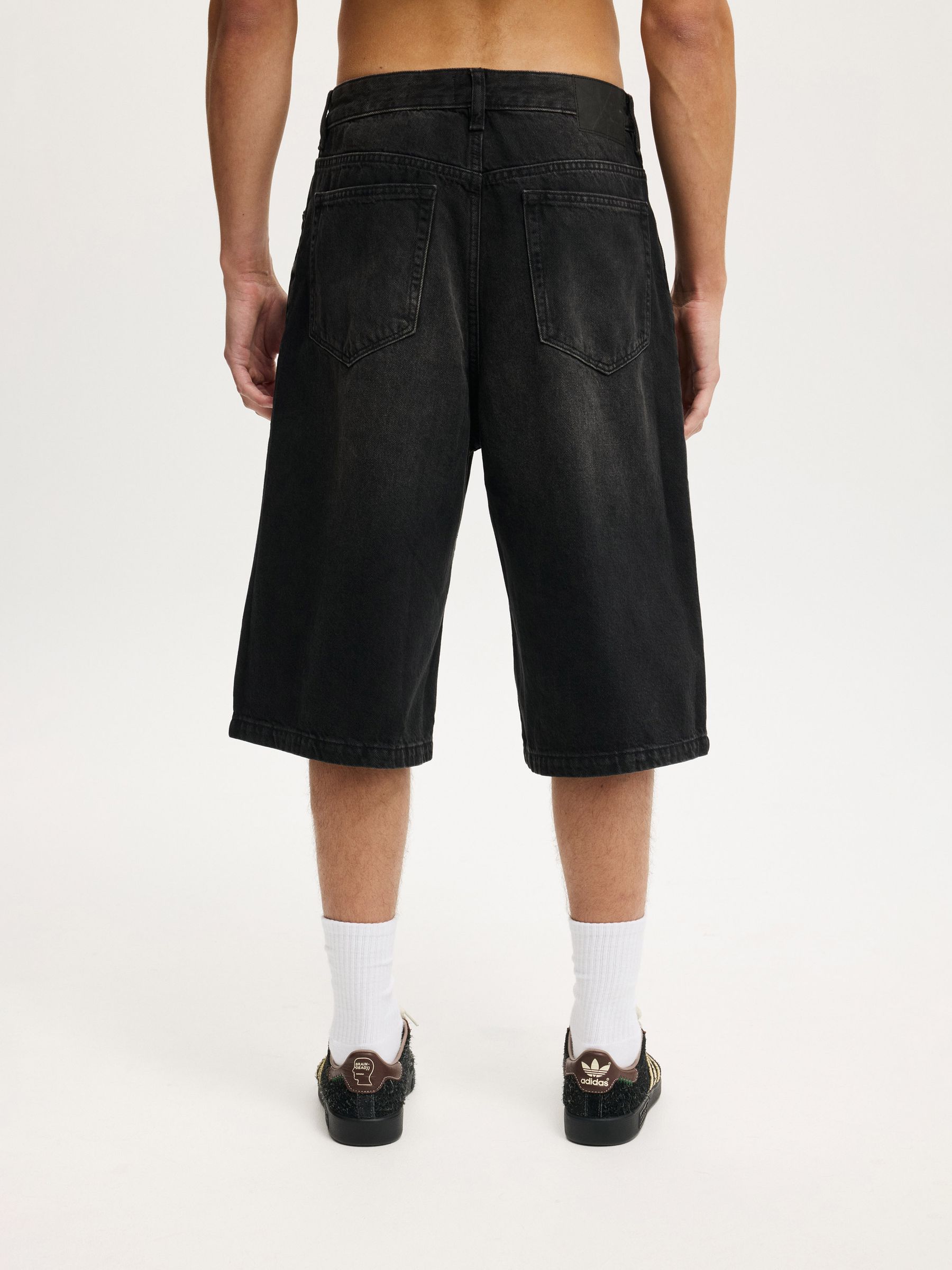 Buy Cotton On Black Super Baggy Jort Shorts from Next USA