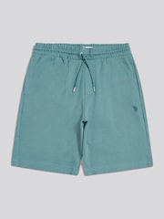 U.S. Polo Assn Teal Twill Texture Jersey Shorts - Image 5 of 7