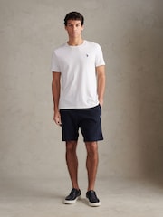 U.S. Polo Assn Blue Waffle Sweat Shorts - Image 3 of 7