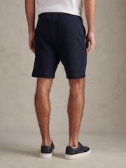 U.S. Polo Assn Blue Waffle Sweat Shorts - Image 4 of 7