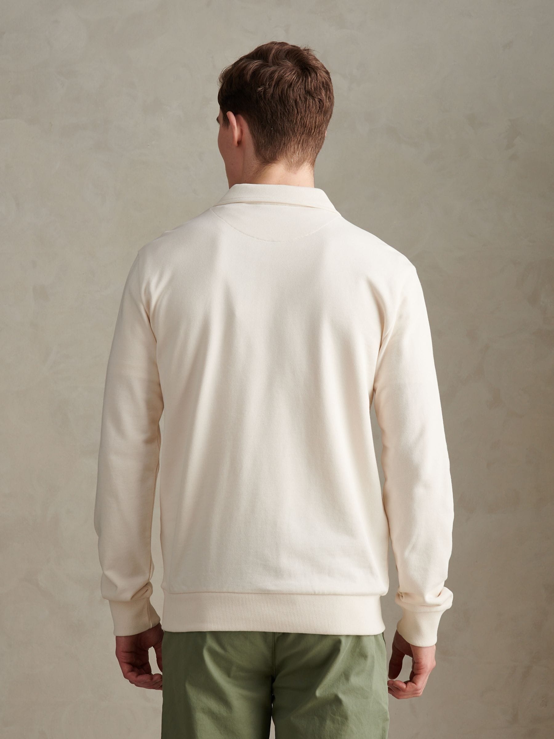 Buy U.S. Polo Assn White Loopback Zip Polo Sweatshirt from Next USA