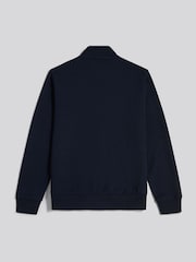ブルー - U.S. Polo Assn Herringbone Zip Funnel Sweatshirt - 画像 7 / 9