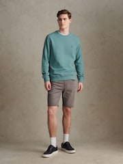 ティール - U.S. Polo Assn バーティカルテクスチャーダブルホースメントレーナー - 画像 2 / 7